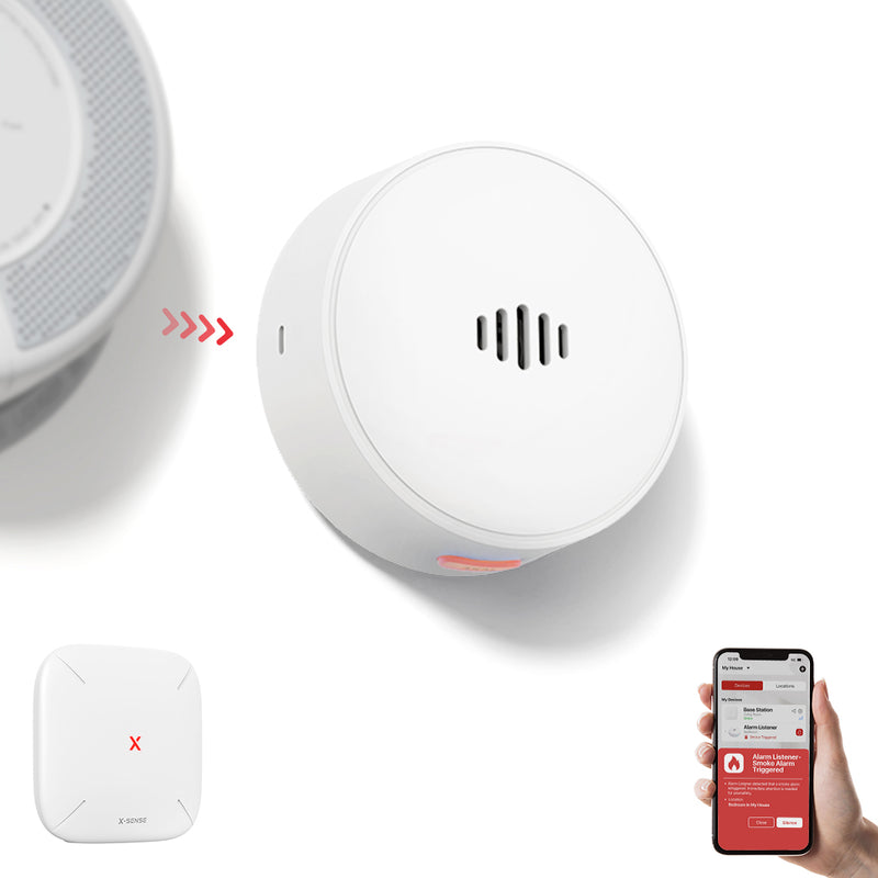 Smoke & CO Alarm Listener with Voice Alert, SAL100, SAL101