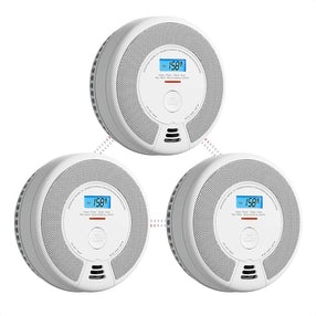3 Pack SC07-W Wireless Interconnected Combination Smoke and Carbon Monoxide Detector