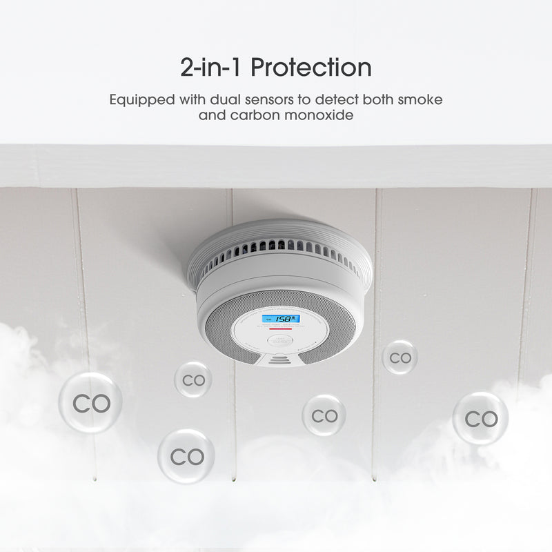 6-Pack XS01-WR Wireless Interconnected Smoke Alarm + 1-Pack SC07-W Wireless Interconnected Combination Alarm