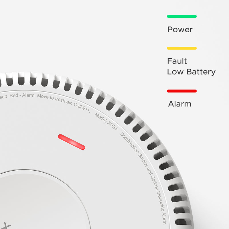 XP04 AC Hardwired Interconnected Smoke&CO Combination Alarm