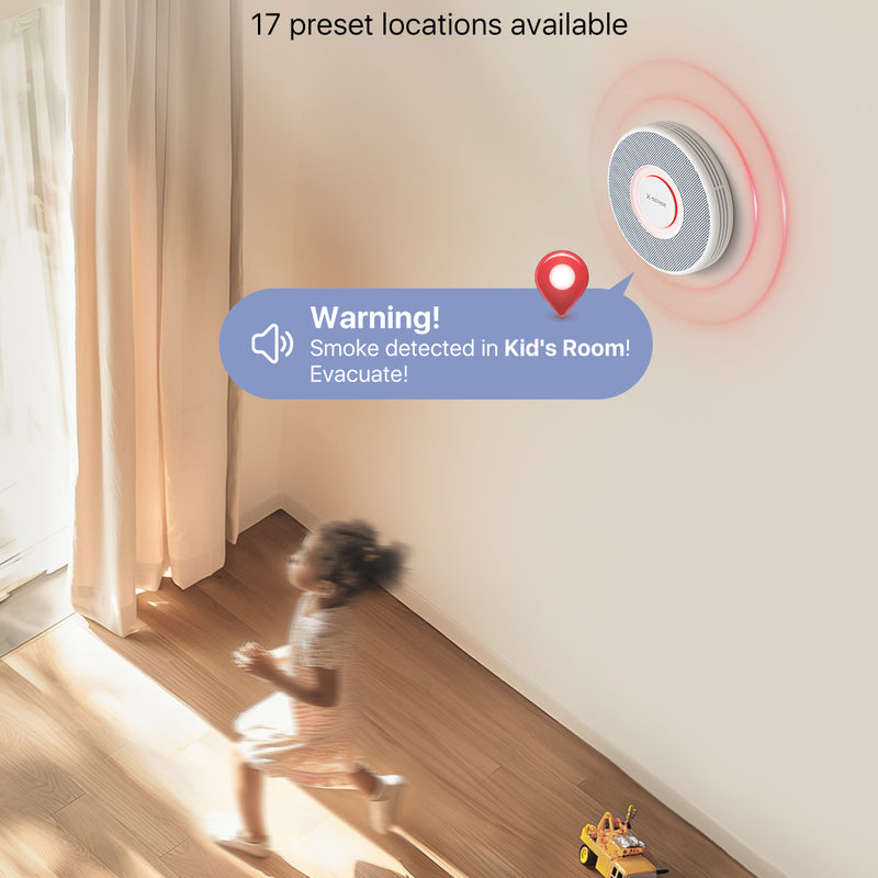 XS0B-MR Interconnected Smart Smoke Alarm