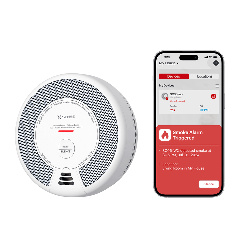 SC06-WX Smart Smoke and CO Alarm
