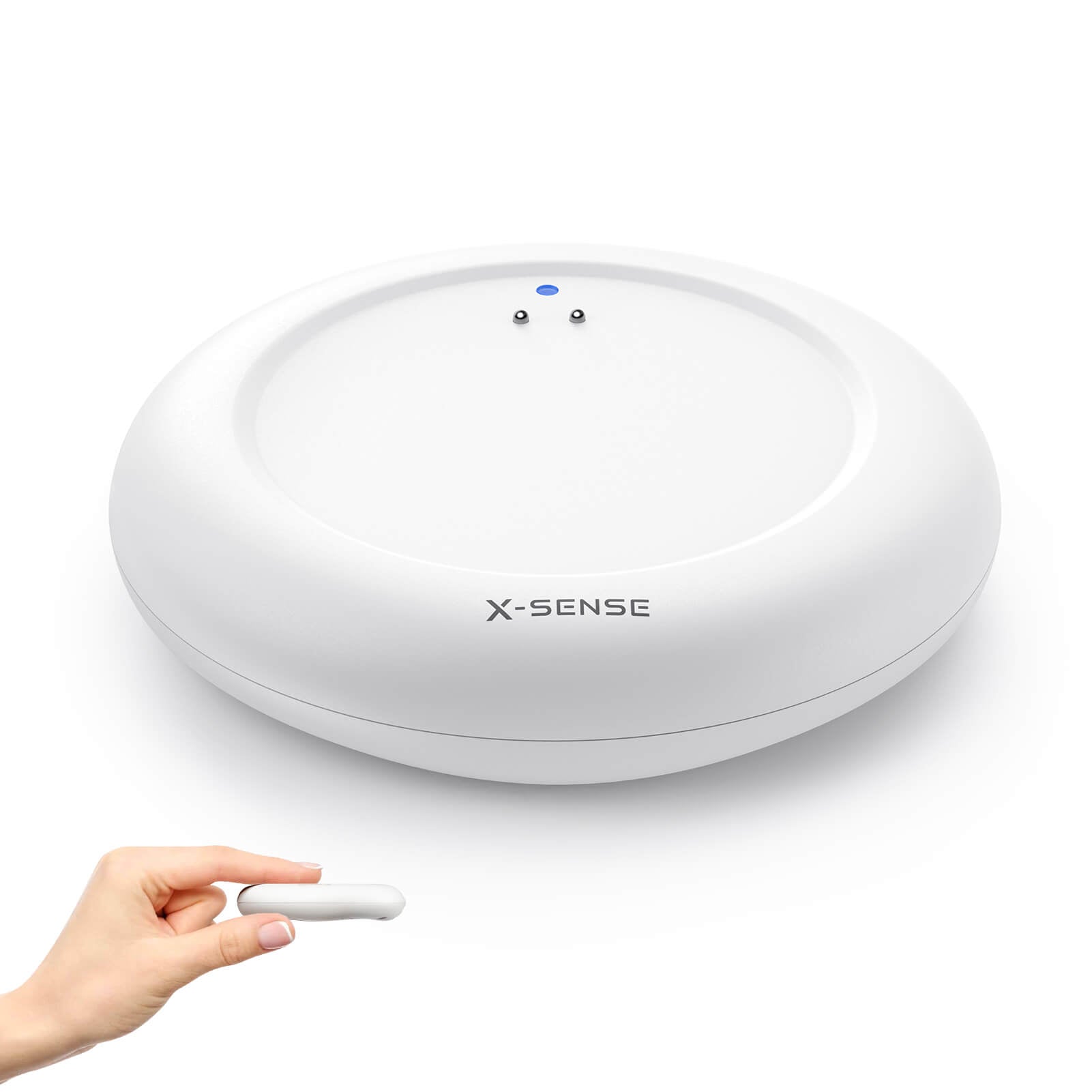 X-Sense Ultra-thin Wireless Wifi Water Leak Detector Kit: Smart Water Sensor Alarm with App Alerts| SWS0A41, SWS0A