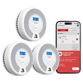 X-Sense SC07-WX Smart Wifi Smoke & Carbon Monoxide Detector Combo Alarm with LCD