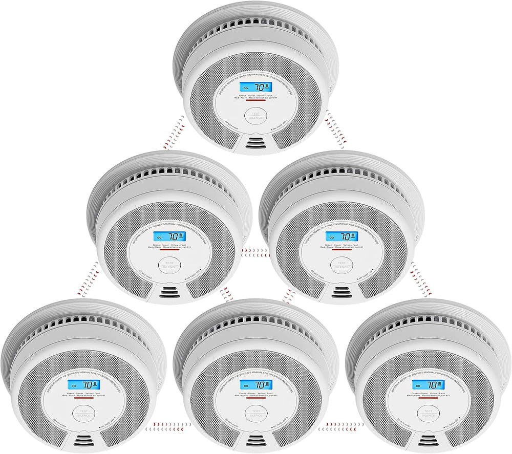 X-Sense SC07-W Interconnected Smoke & Carbon Monoxide (CO) Detector with 10-Year Battery