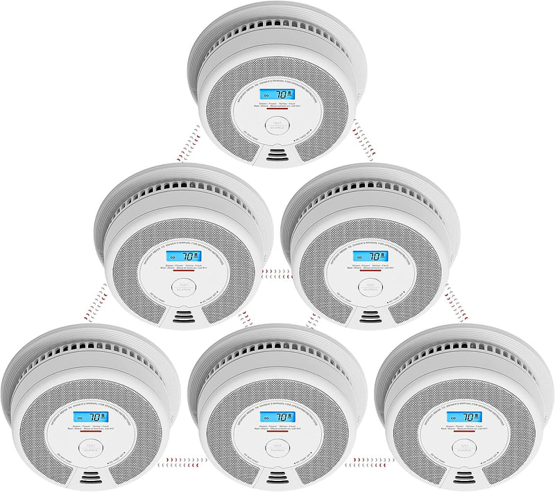X-Sense SC07-W Interconnected Smoke & Carbon Monoxide (CO) Detector with 10-Year Battery