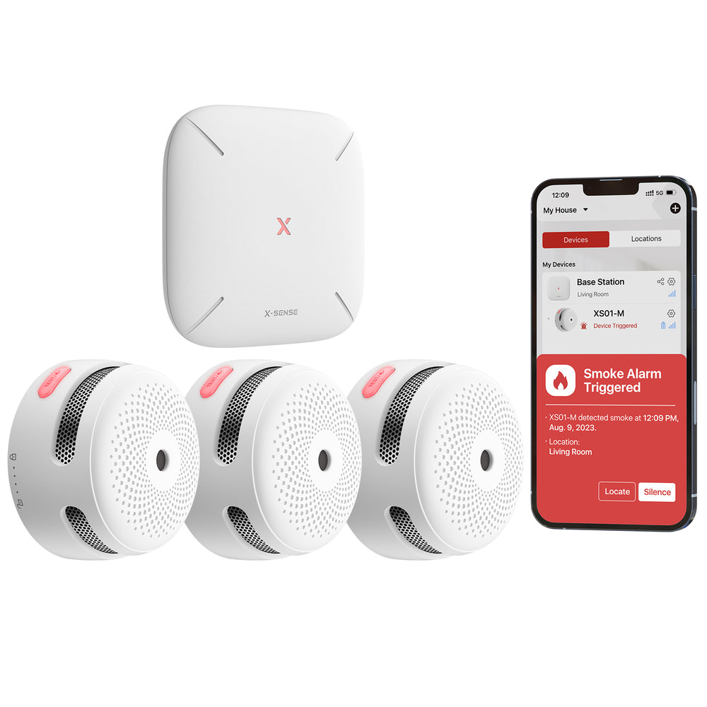 X-Sense FS31 Smart Interconnected Smoke Alarm Kit