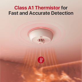 Heat Detector Alarm for Garage & Kitchen, with 10-year battery| X-Sense XH02-M