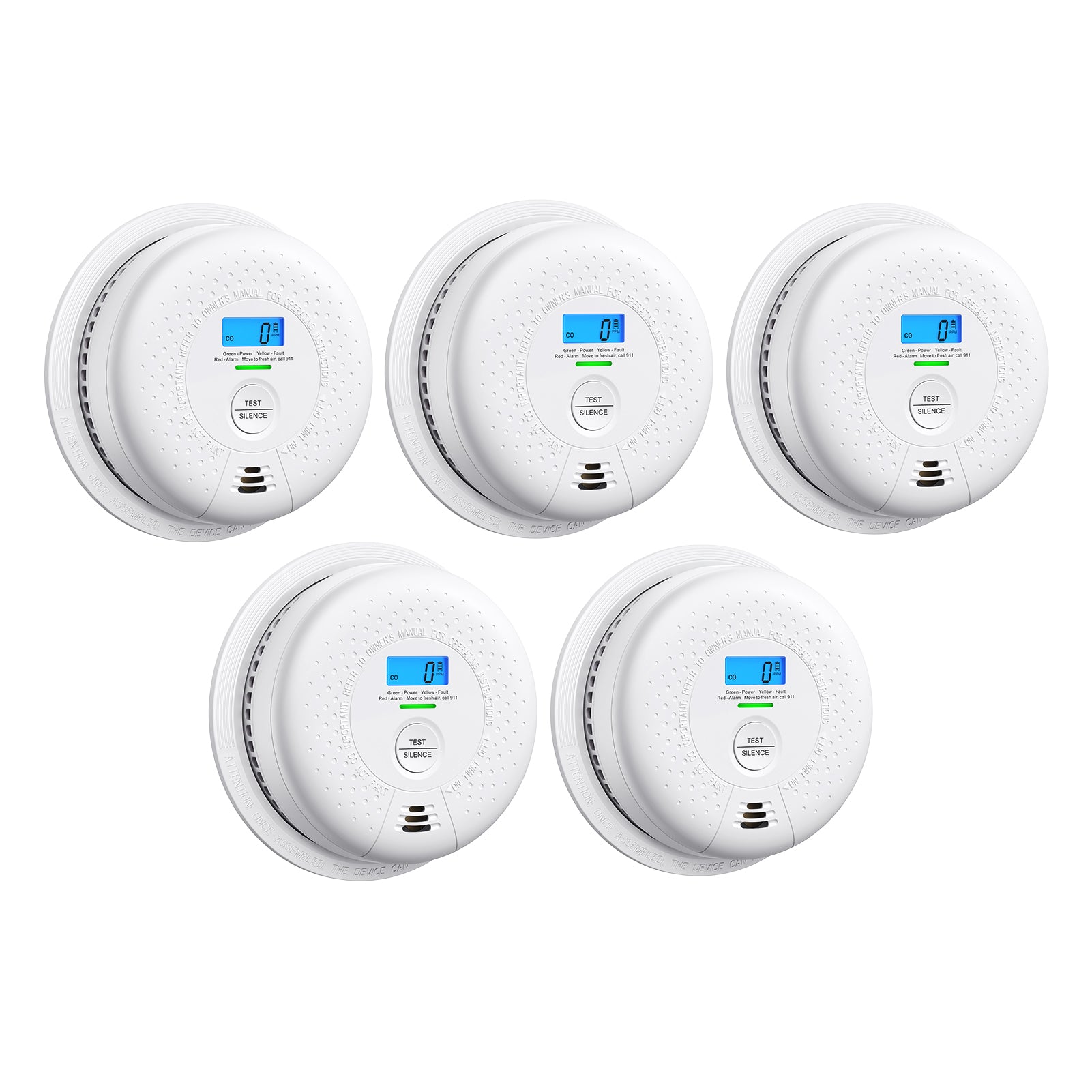 X-Sense SC01 10-Year Battery Smoke Detector Carbon Monoxide(CO) Detector Combination Alarm