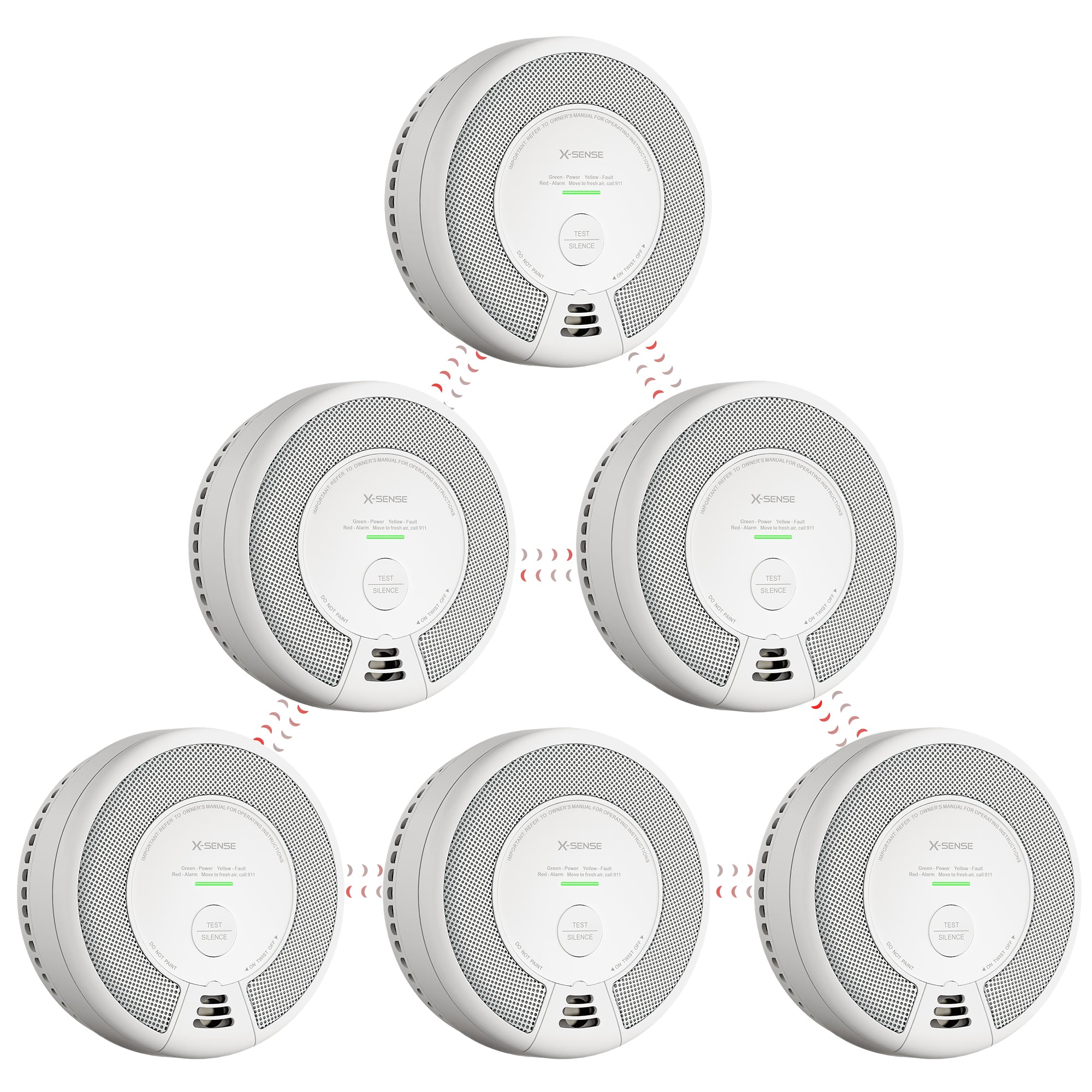 SC06-W Wireless Interconnected Smoke and CO Alarm