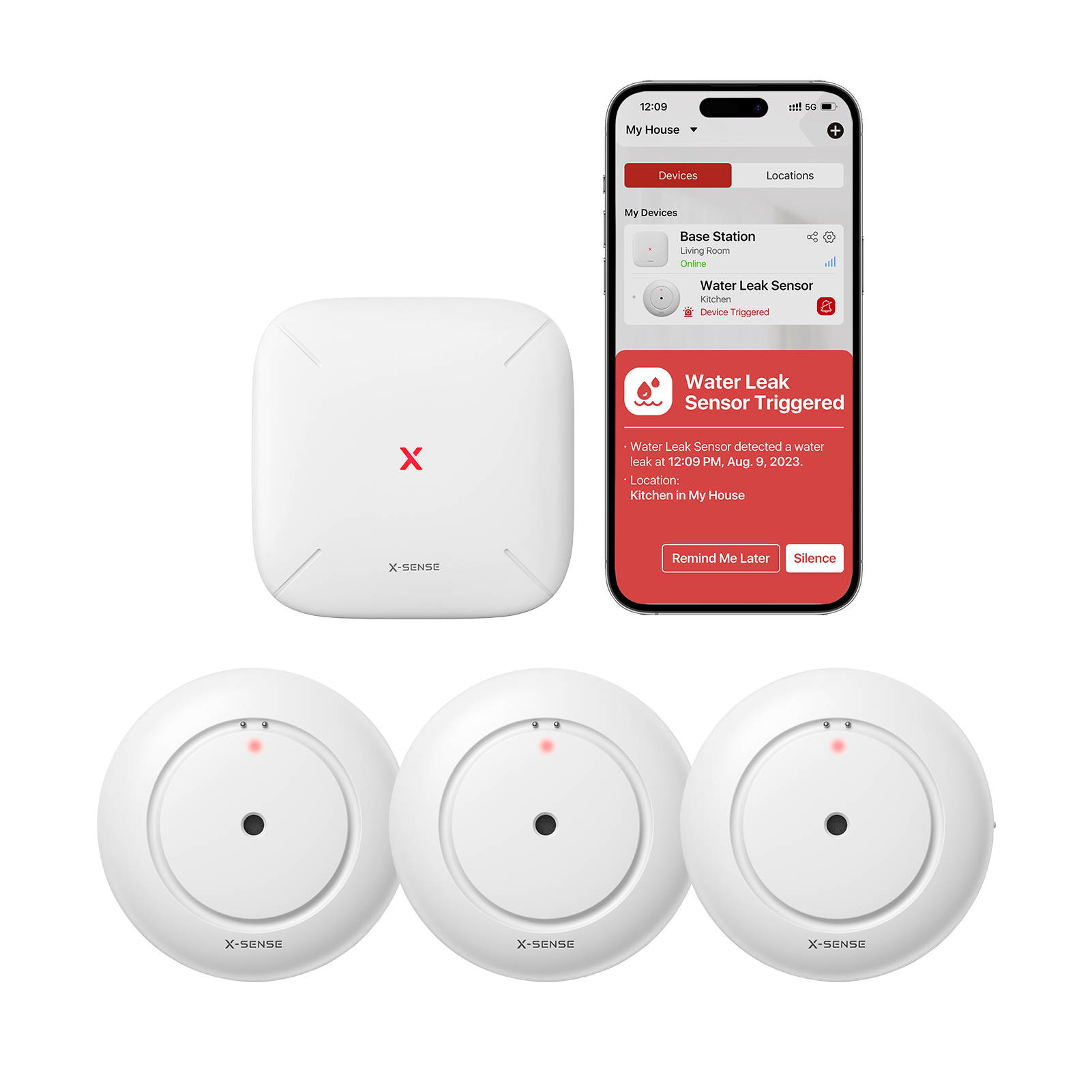 SWS51 Smart Water Leak Alarm