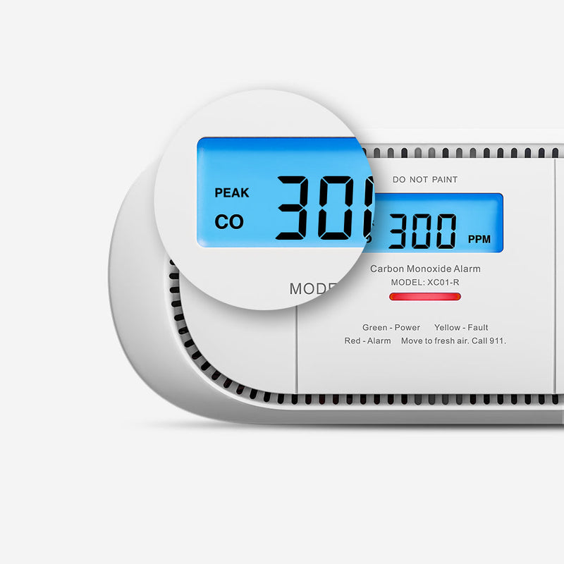 XC01-R Ionization Carbon Monoxide Alarm (2-Pack）