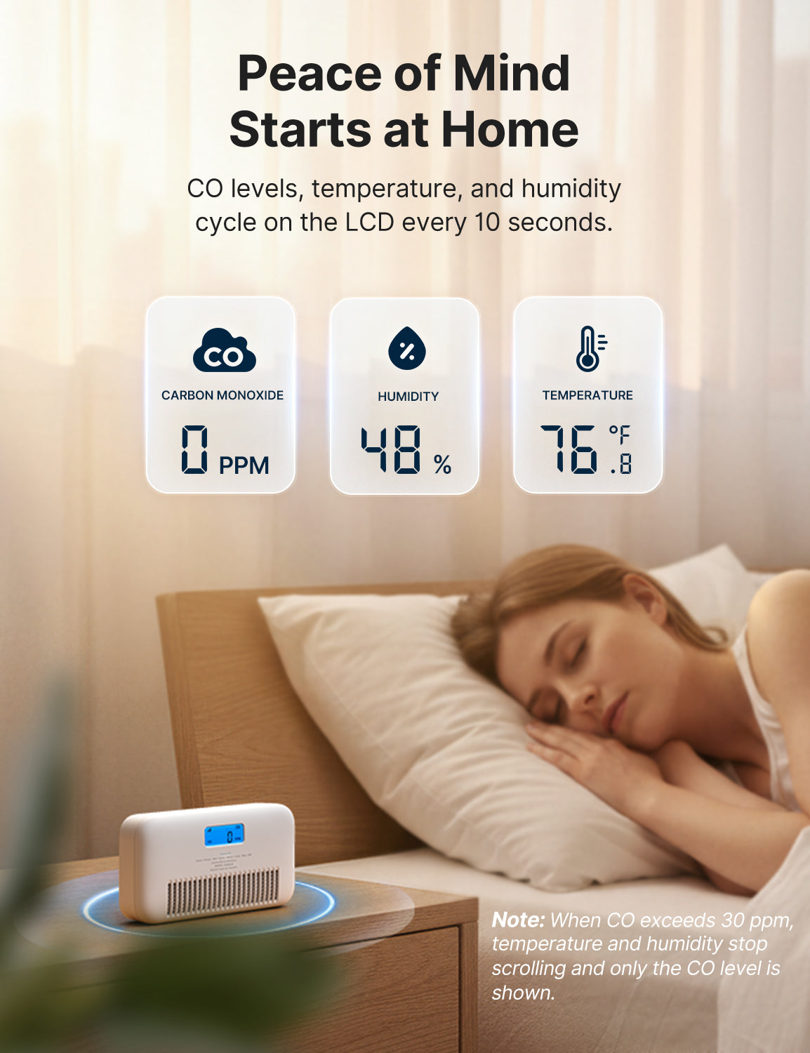 XC0M-iR Smart Carbon Monoxide Alarm