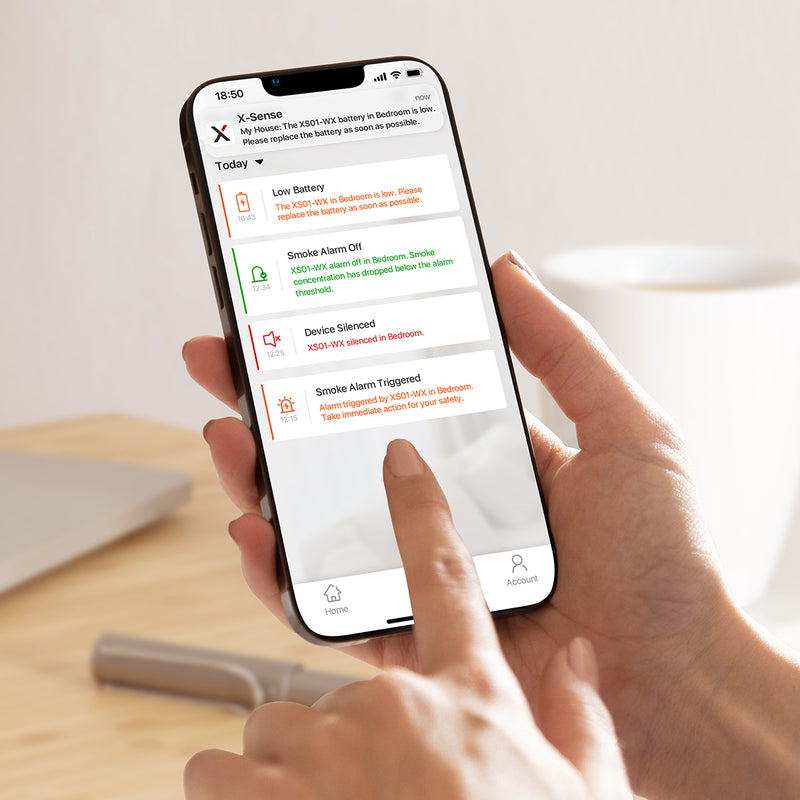XS01-WX Smart Smoke Alarm