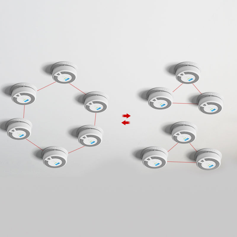 X-Sense SC07-W Interconnected Smoke & Carbon Monoxide (CO) Detector with 10-Year Battery