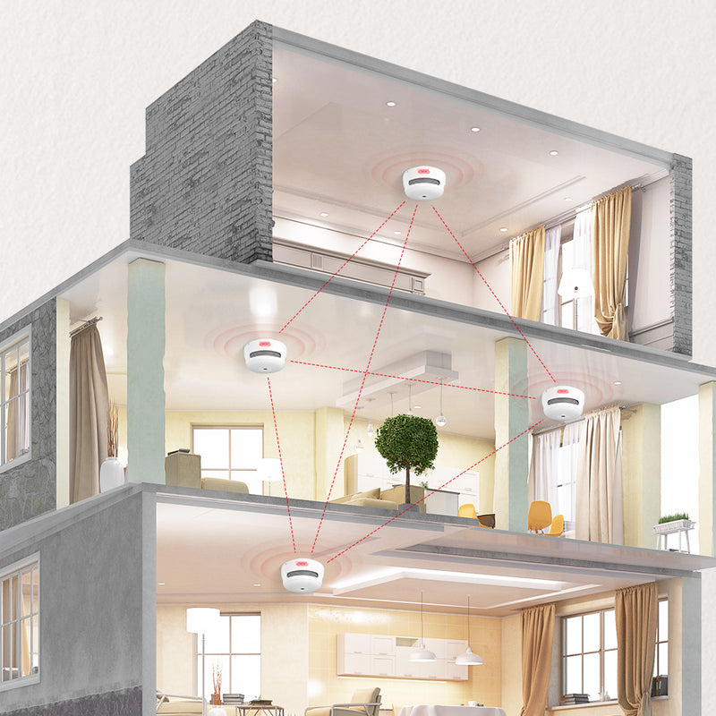 X-Sense Détecteur de fumée interconnectable XS01-WR